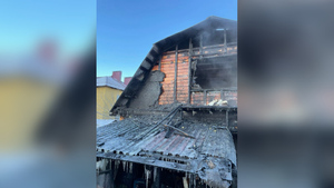 Последствия пожара в частном доме в Омске. Фото © СУ СК РФ по Омской области