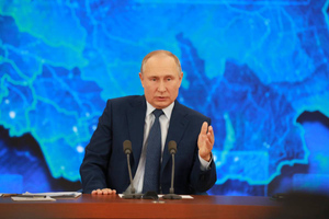 Песков: Путин в обозримом будущем не будет общаться с прессой в допандемийном формате
