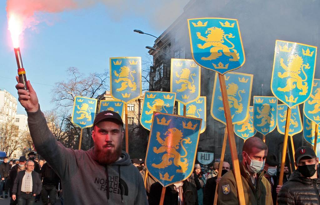 На Украине не стали признавать нацистской символику дивизии СС Галичина