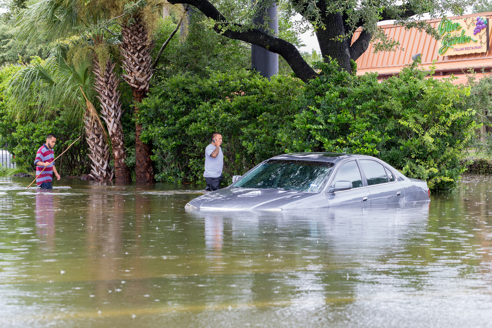 Затопленные улицы Хьюстона. Техас, США. Фото © Shutterstock