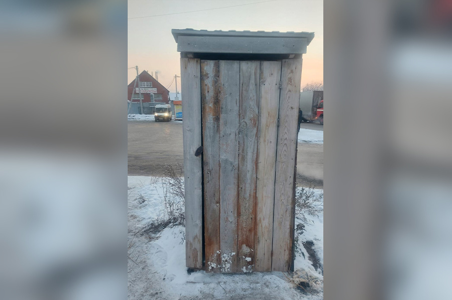 В Новосибирске депутат отчиталась о ремонте деревянного туалета. Обложка © Telegram / Светлана Каверзина