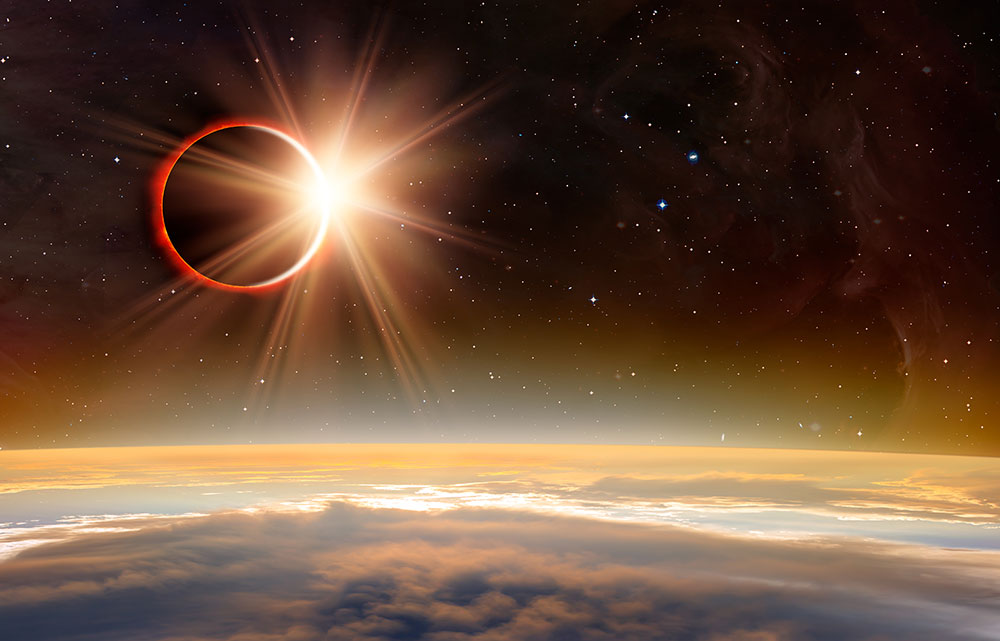 Солнечное затмение. Фото © Shutterstock