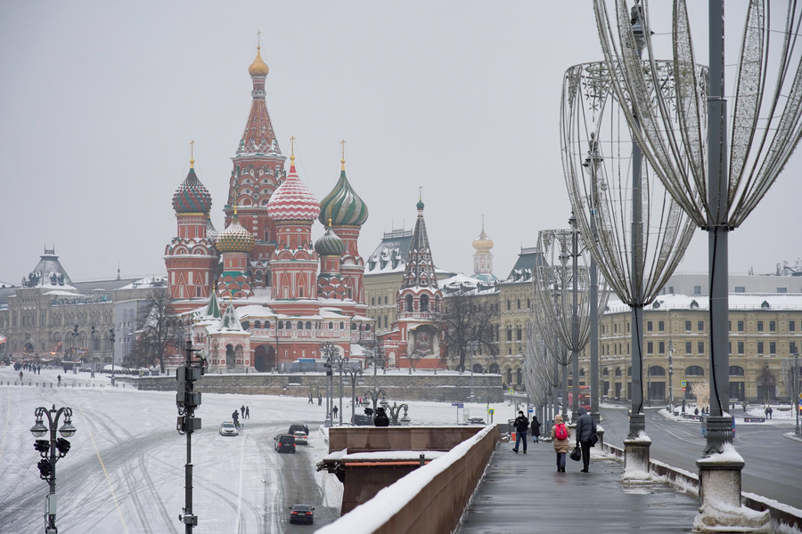 <p>Снежная погода в Москве. Фото © Агентство городских новостей "Москва" / Александр Авилов </p>