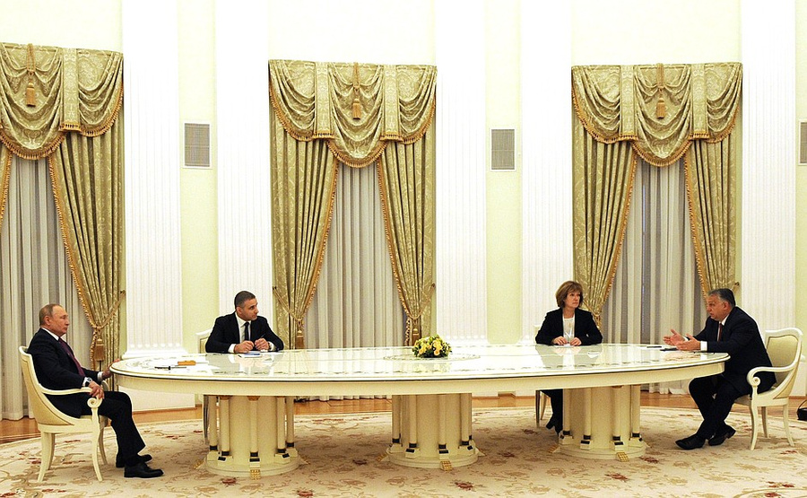 Переговоры Владимира Путина с Виктором Орбаном в Кремле © Kremlin.ru