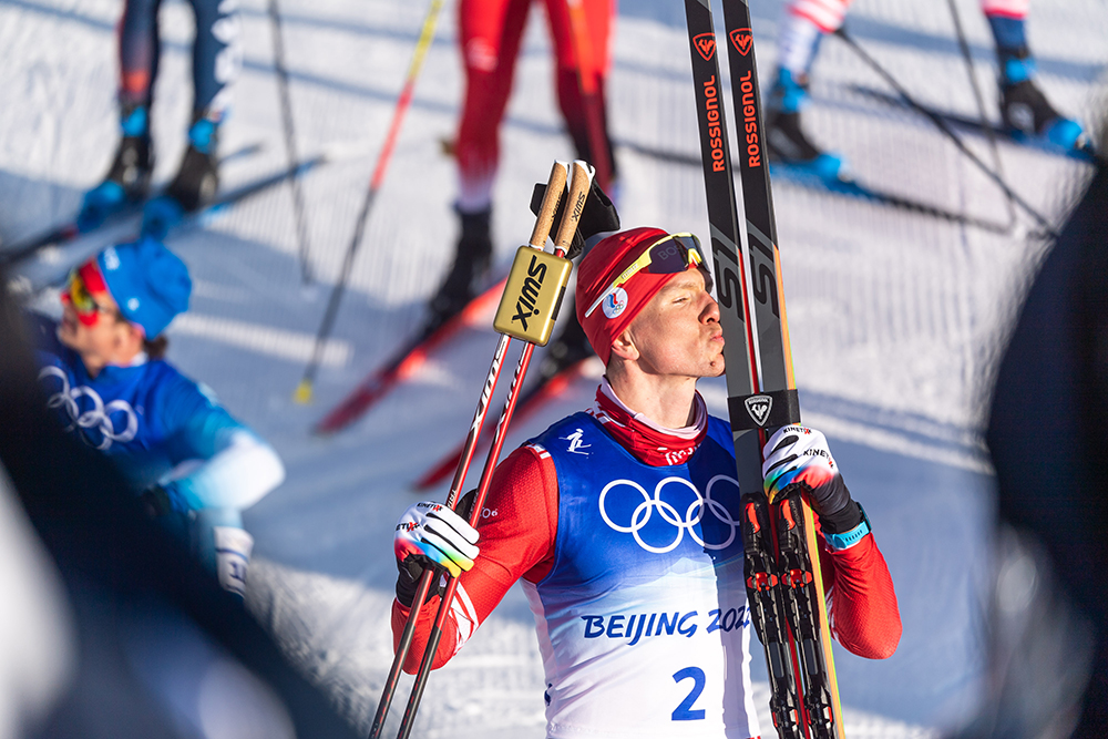 Лыжник Александр Большунов. Фото © Getty Images / Kevin Voigt / DeFodi Images