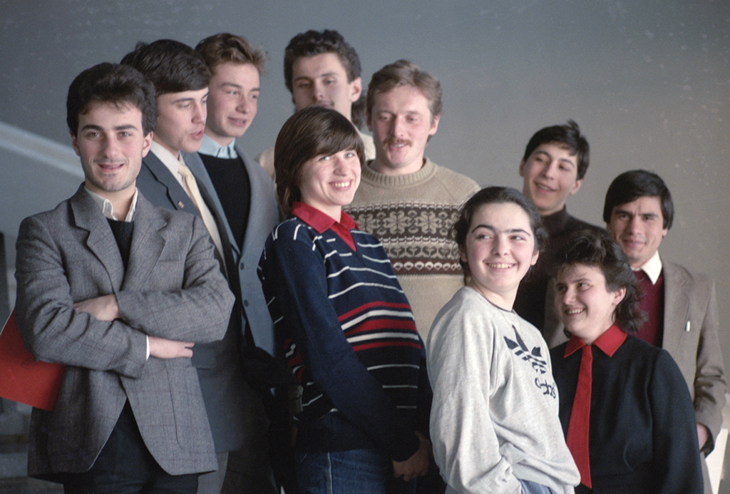 Студенты высшего учебного заведения. Эстонская ССР. Таллин, 1987 год. Фото © ТАСС / Венделин Юрий, Рудько Виктор