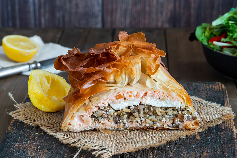 Puff Pastry Salmon pie