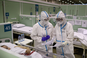 В России за сутки госпитализировали 19 281 пациента с ковидом