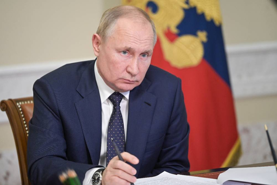 Владимир Путин. Фото © ТАСС / Пресс-служба Президента РФ / Алексей Никольский