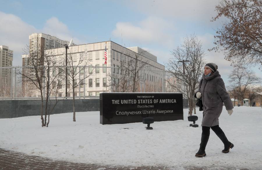 Посольство США в Киеве. Фото © ТАСС / АР