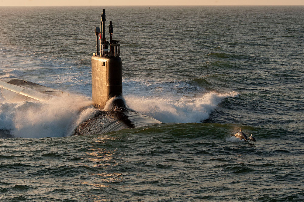 Подводная лодка ВМС США класса "Вирджиния". Фото © ТАСС /
