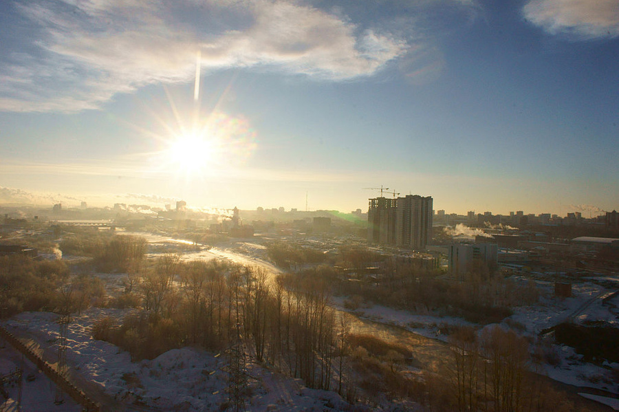 Взрыв метеорита над Челябинском. Фото © Getty Images / Elizaveta Becker / ullstein bild