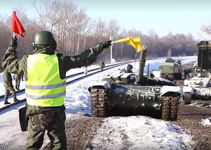 Танковая армия ЗВО возвращается в места постоянной дислокации после учений