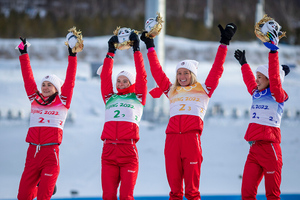 Короли: Сборная России по лыжным гонкам установила рекорд по числу медалей на Олимпиаде