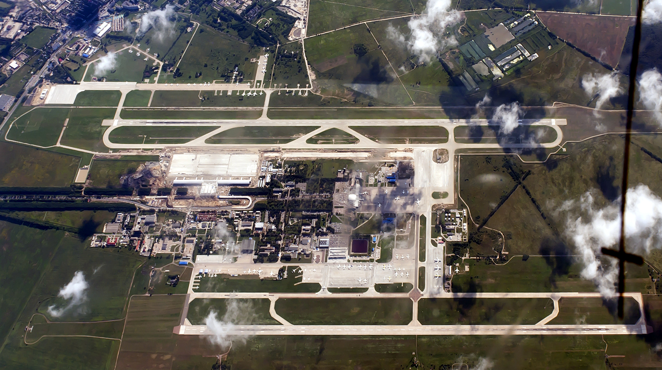 Аэрофотоснимок аэропорта Борисполь. Фото © Wikipedia