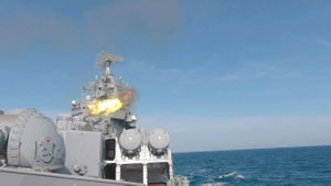 Поразил 50 целей: Ракетный крейсер "Москва" провёл артиллерийские стрельбы на учениях в Чёрном море