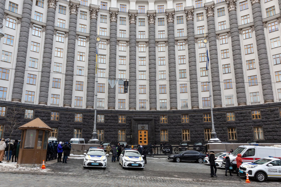 Дом правительства Украины. Фото © Getty Images / Dominika Zarzycka / NurPhoto