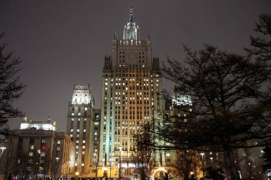 <p>Здание МИД РФ в Москве © ТАСС / Шарифулин Валерий</p>