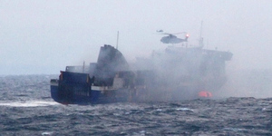 Спасатели нашли пассажира горевшего в Ионическом море лайнера, который считался пропавшим