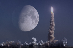 Двойной ракетный удар: Неустановленный объект оставил странные следы на Луне