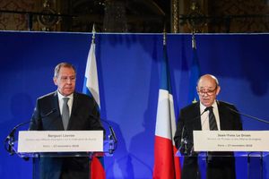 Глава МИД Франции Ле Дриан заявил об отмене встречи с Лавровым в Париже