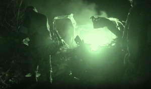 Обломки снаряда, взрывы и пожар: Народная милиция ЛНР показала видео с места гибели двух мирных жителей