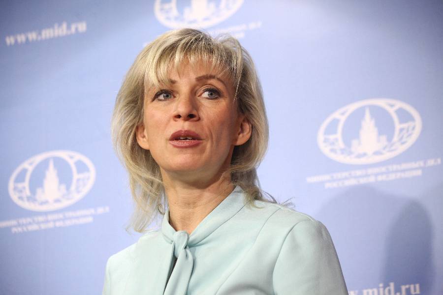 Мария Захарова. Фото © Агентство "Москва" / Сергей Ведяшкин