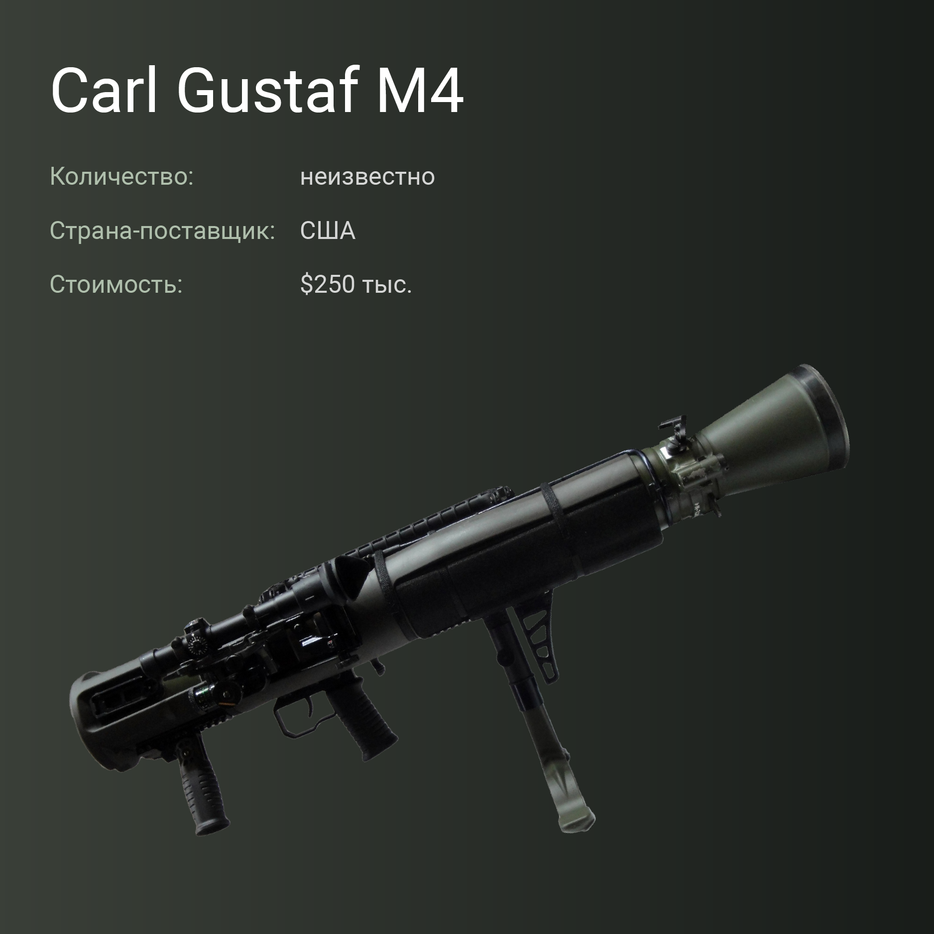 Carl Gustaf M4. Инфографика © LIFE