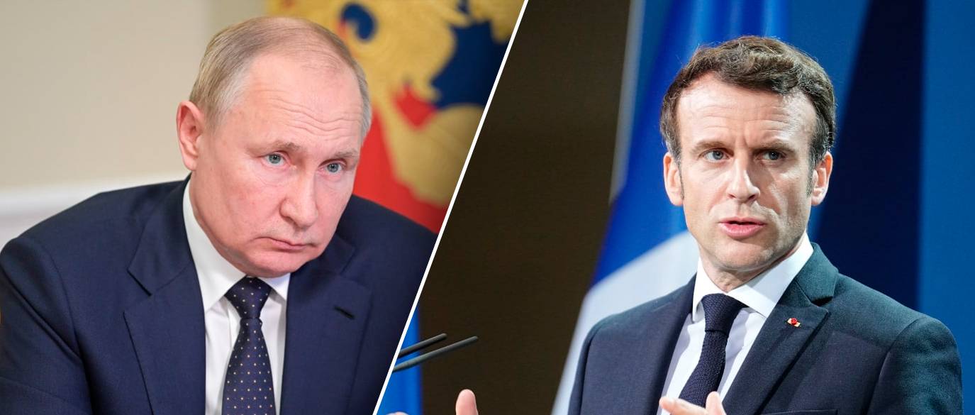 Путин и Макрон в третий раз за неделю обсудили ситуацию вокруг Украины по телефону
