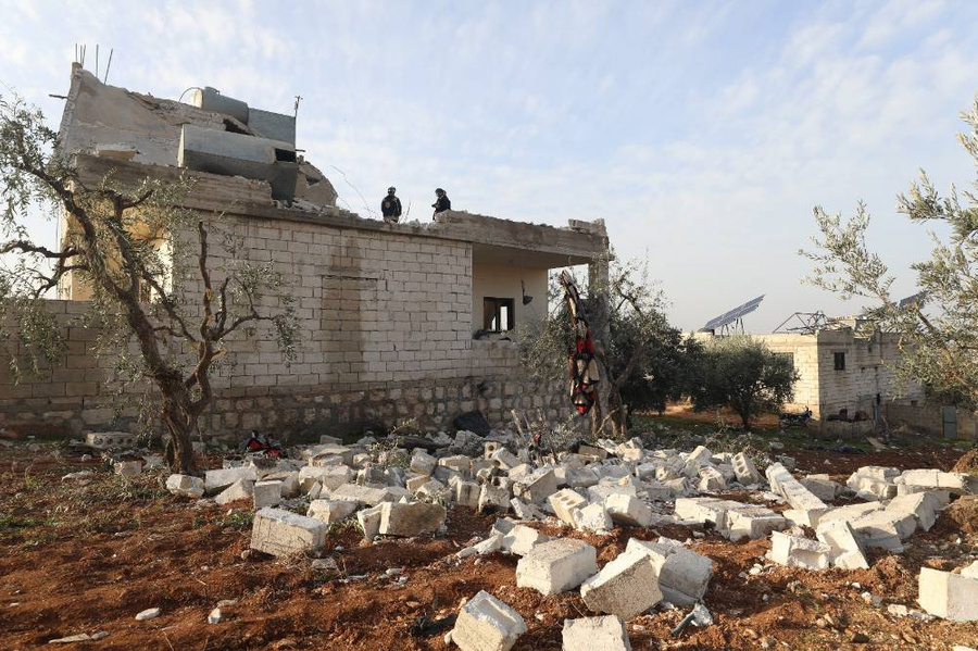 Последствия спецоперации на северо-западе Сирии © ТАСС / AP / Ghaith Alsayed