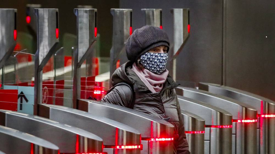 <p>Москва во время пандемии коронавируса CoViD-19. Фото © ТАСС / EPA / YURI KOCHETKOV</p>