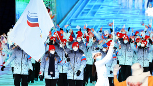 Вперёд, ребята: Сборная России вышла на стадион на церемонии открытия Олимпиады в Пекине