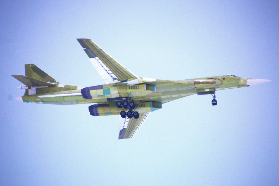 Модернизированный ракетоносец-бомбардировщик Ту-160М. Фото © "Ростех" / Объединённая авиастроительная корпорация