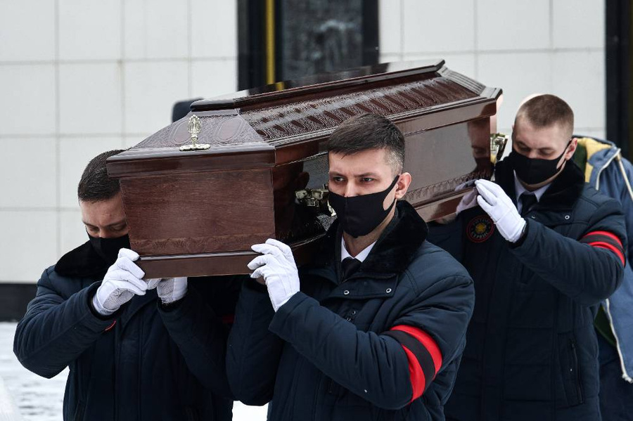 Похороны Леонида Куравлёва. Фото © ТАСС / Михаил Терещенко