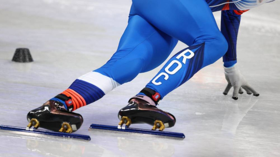 Ноги спортсмена сборной России. Фото © ТАСС / Валерий Шарифулин