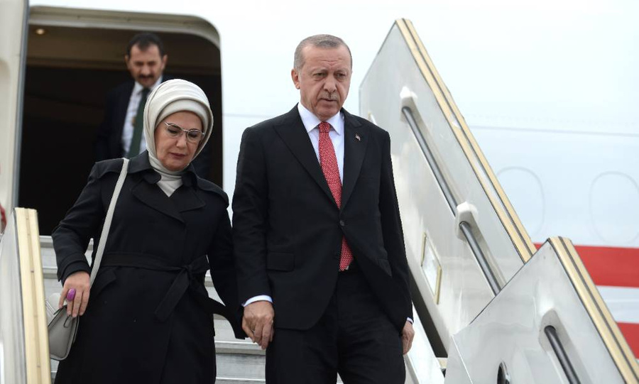 Президент Турции Реджеп Тайип Эрдоган с супругой Эмине Эрдоган © ТАСС / Zuma