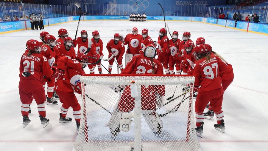 Игроки сборной России. Фото © Getty Images / Bruce Bennett