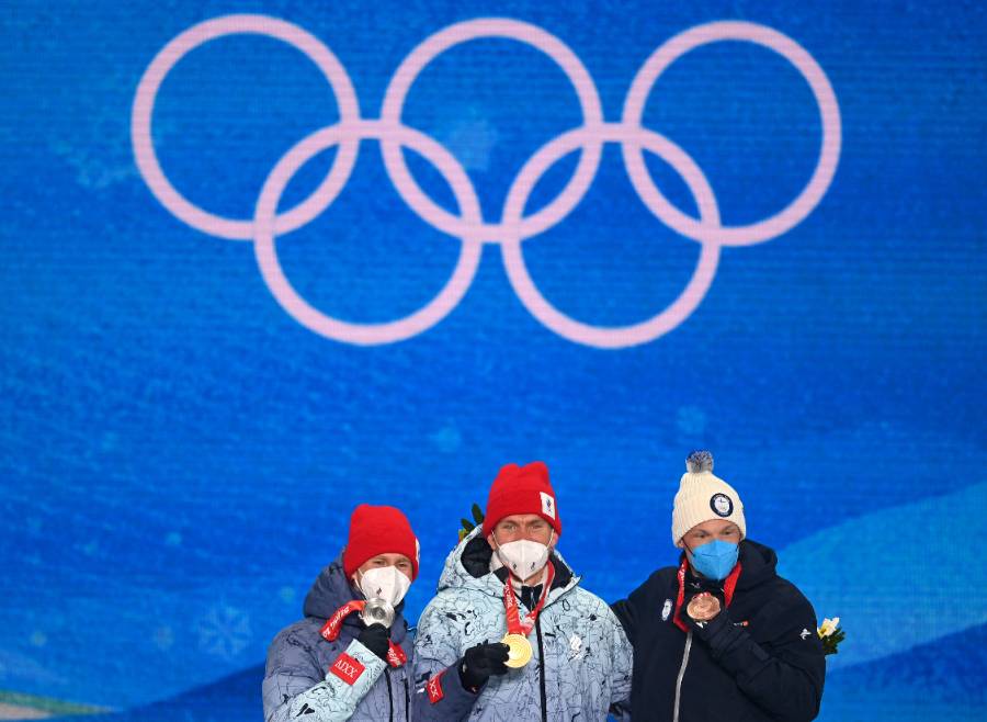 <p>Мужская команда по лыжным гонкам на Олимпиаде в Пекине. Фото © ТАСС / ЕРА</p>
