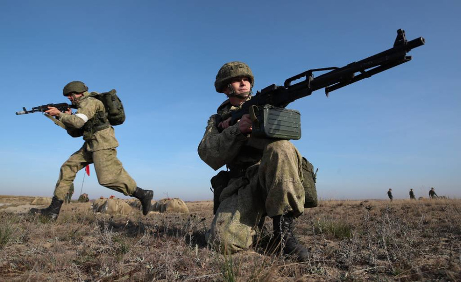 <p>Совместные белорусско-российские тактические учения в Брестской области. Фото © ТАСС / Наталия Федосенко</p>