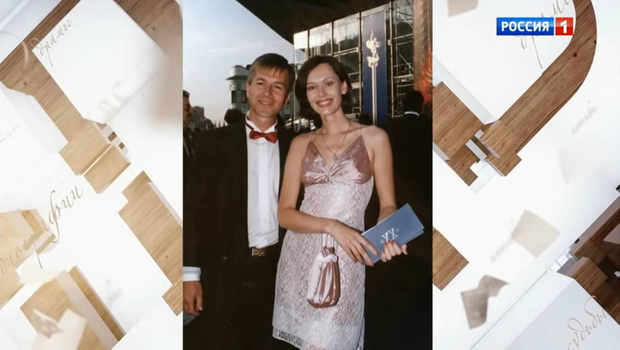 Игорь Ливанов с супругой Ириной Бахтурой. Кадр из видео YouTube / Россия 1