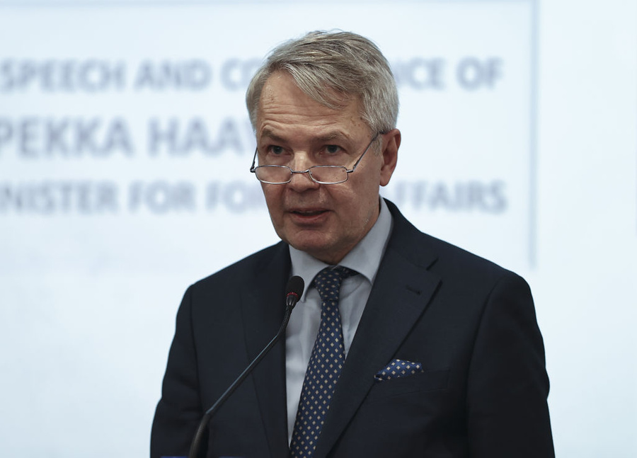 Министр иностранных дел Финляндии Пекка Хаависто. Фото © Getty Images / Emin Sansar / Anadolu Agency