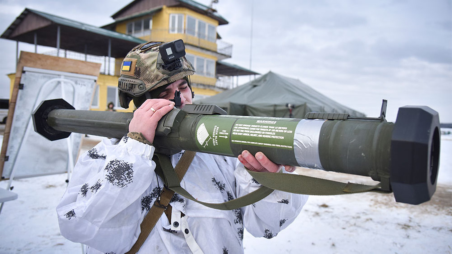 Американский гранатомёт M141 Bunker Defeat Munition (SMAW-D). Фото © ТАСС / AP Photo / Pavlo Palamarchuk