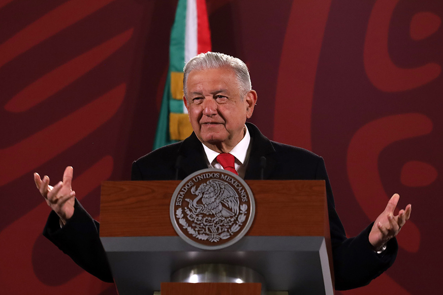 <p>Президент Мексики Андрес Мануэль Лопес Обрадор. Фото © Getty Images / Luis Barron / Eyepix Group / Future Publishing</p>