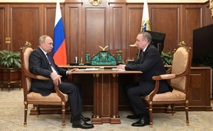 Путин встретился с губернатором Петербурга Бегловым