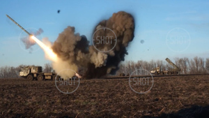 "Смерчами" по "Азову": Лайф публикует видео ракетного удара по позициям нацбатальона на Украине