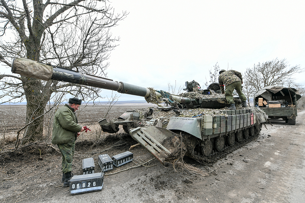 Брошенная военная техника. Фото © ТАСС / Таисия Воронцова
