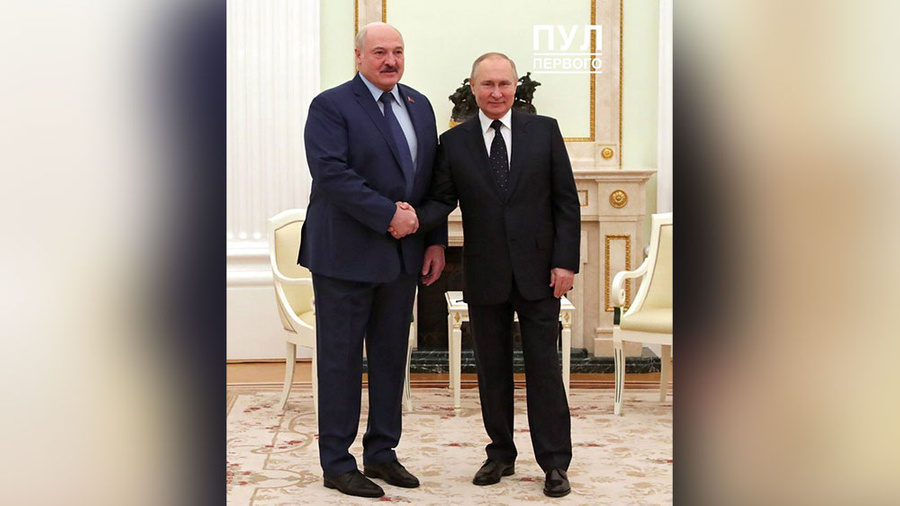 В Москве стартовали переговоры Путина и Лукашенко. Фото © телеграм-канал "Пул первого"