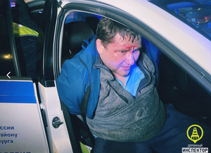 В Петербурге пьяный водитель протащил инспектора ДПС 200 метров, уходя от погони