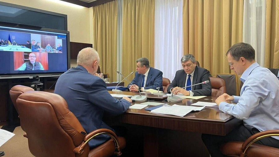 Переговоры между Россией и Украиной в формате ВКС. Фото © Telegram / Владимир Мединский