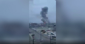 СМИ опубликовали видео, предположительно, с пожаром на заводе "Антонов" в Киеве